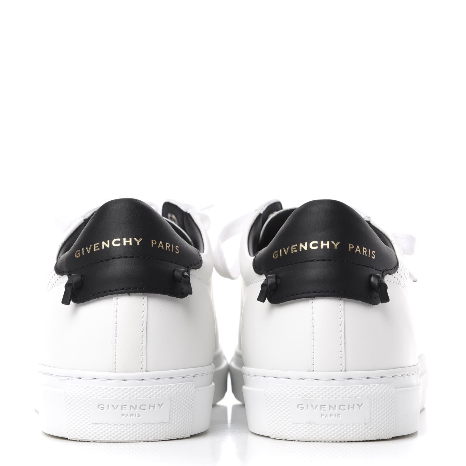 Givenchy Calfskin Perforated Womens Urban Street Sneakers 41 White Black 7 of 12