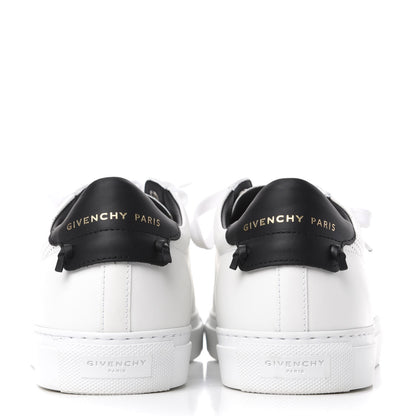 Givenchy Calfskin Perforated Womens Urban Street Sneakers 41 White Black 7 of 12