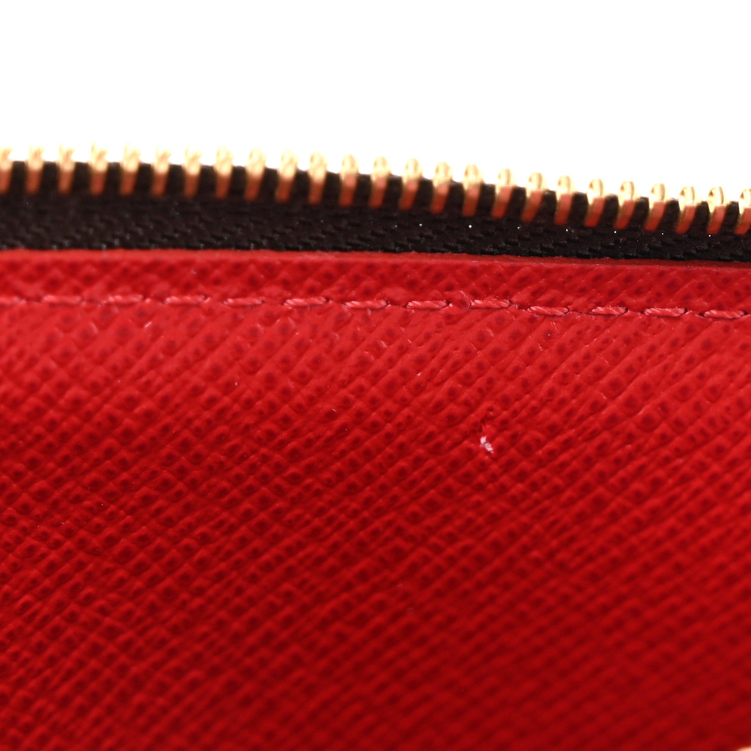 Louis Vuitton Damier Ebene Recto Verso Card Holder Red 7 of 10
