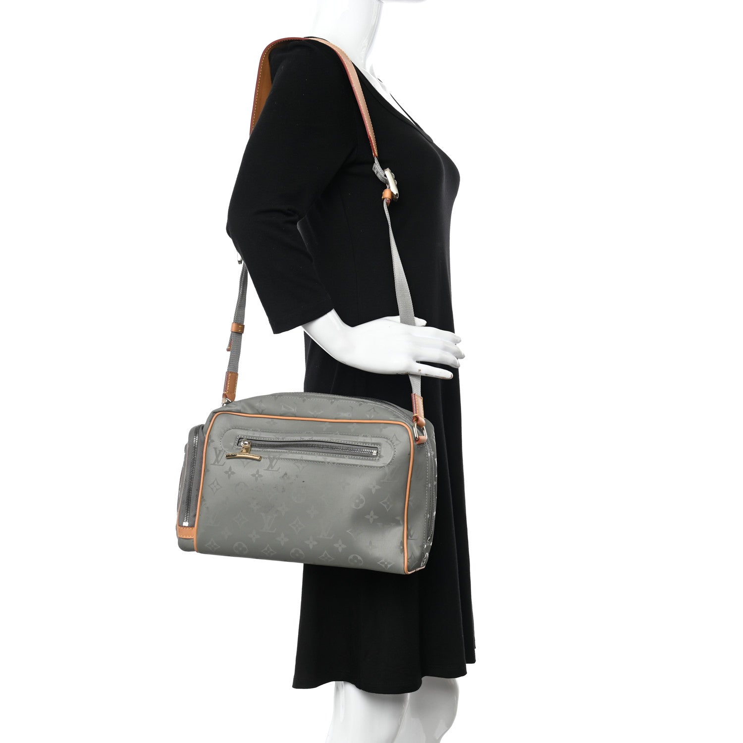 Louis Vuitton Monogram Titanium Camera Bag 2 of 10