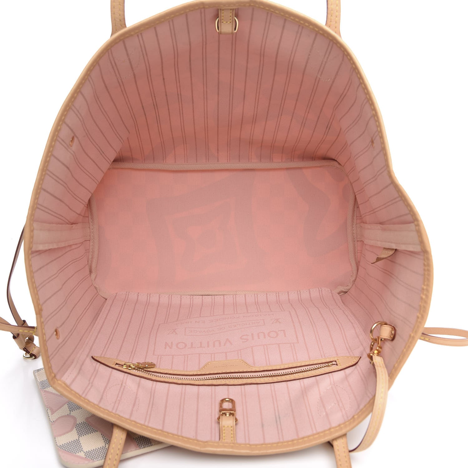 Louis Vuitton Damier Azur Tahitienne Neverfull MM 5 of 11