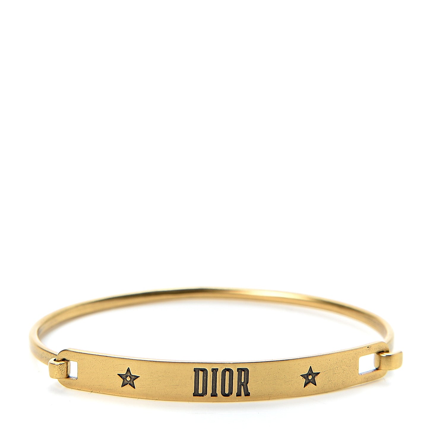 Metal Crystal Dio(r)evolution Bracelet Set Gold