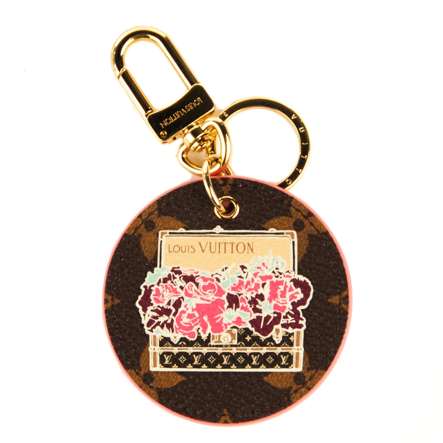 Monogram Illustre Posies Bag Charm