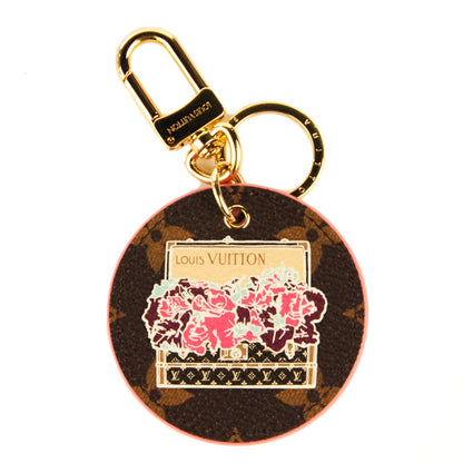 Louis Vuitton Monogram Illustre Posies Bag Charm 1 of 5