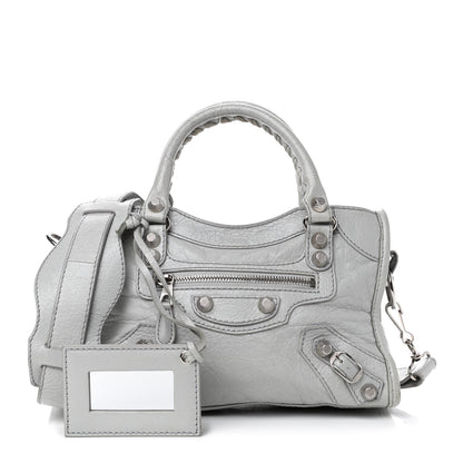 Balenciaga Agneau Giant 12 Silver Hardware Mini City Gris Glace 1 of 5