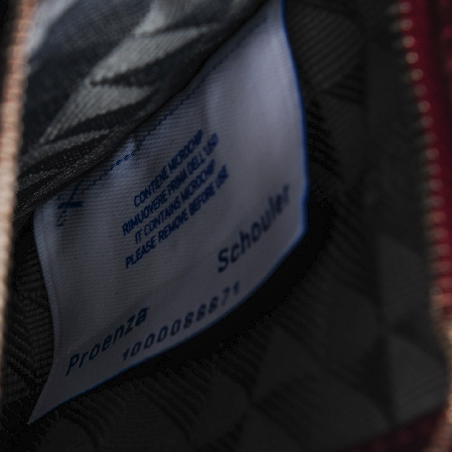 Lambskin Tiny PS1 Satchel Oxblood