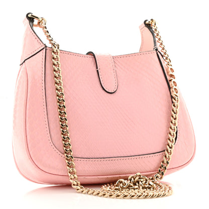 Gucci Snakeskin Mini Jackie Notte Bag Pink 3 of 12
