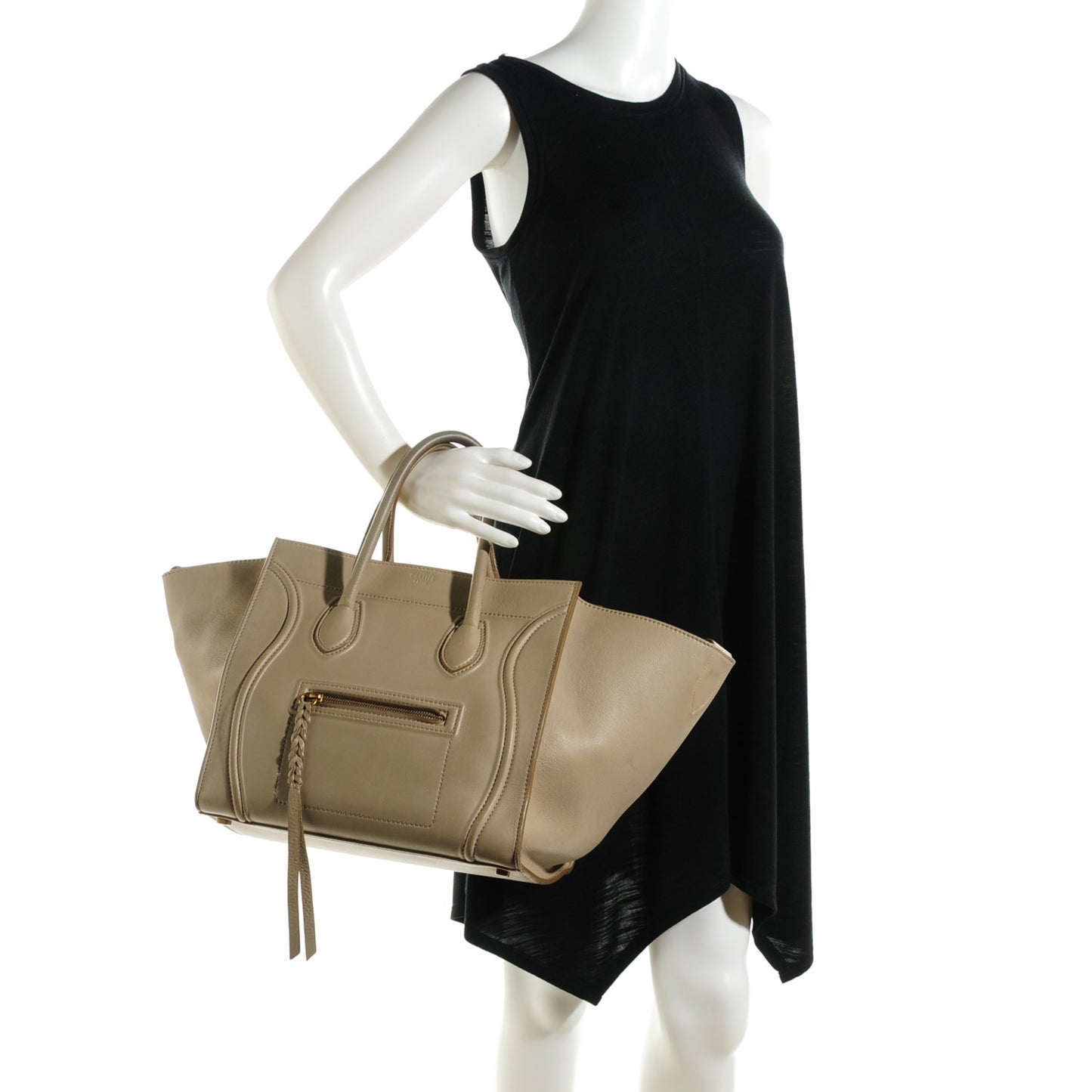 Supple Calfskin Medium Phantom Luggage Dune