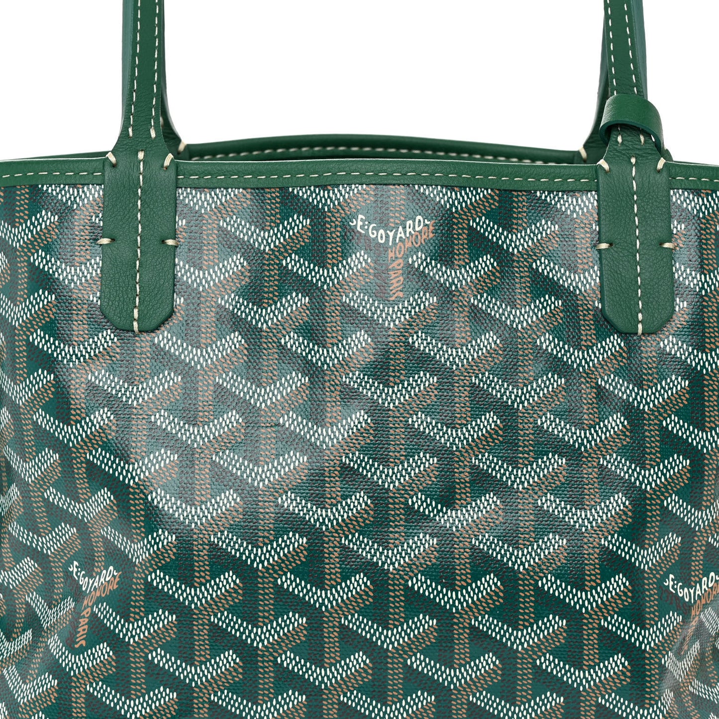 Goyardine Reversible Mini Anjou Green