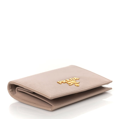 Prada Vitello Move Bi-Fold Wallet Powder Pink 4 of 8