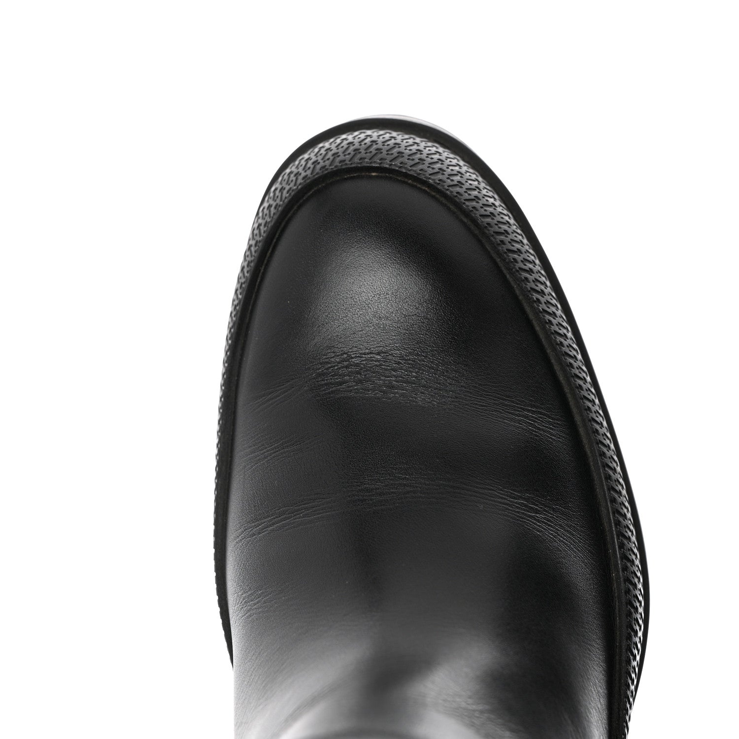 Hermes Goatskin Quilted Fuji Boots 37 Black 9 of 12