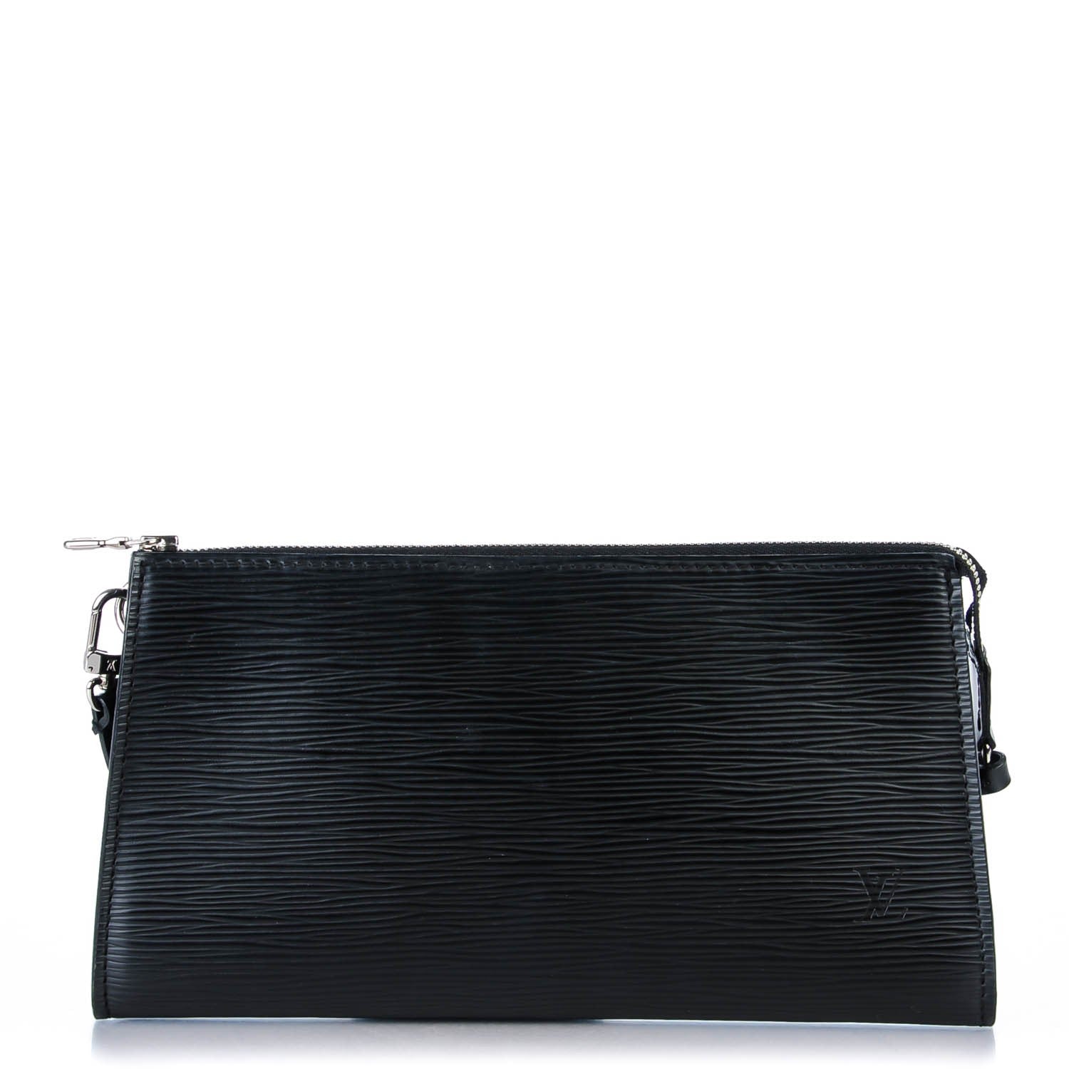 Louis Vuitton Epi Pochette Accessories 24 Black 1 of 7