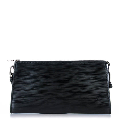 Louis Vuitton Epi Pochette Accessories 24 Black 1 of 7