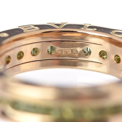 Bulgari 18K Yellow Gold Peridot B.Zero1 Band Ring 48 4.5 6 of 6