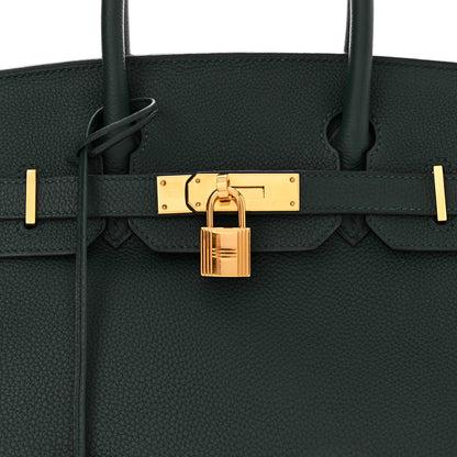 Hermes Togo Birkin 30 Vert Cypress 8 of 10