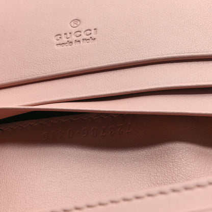Gucci Calfskin GG Matelasse Card Case Wallet Perfect Pink 7 of 7