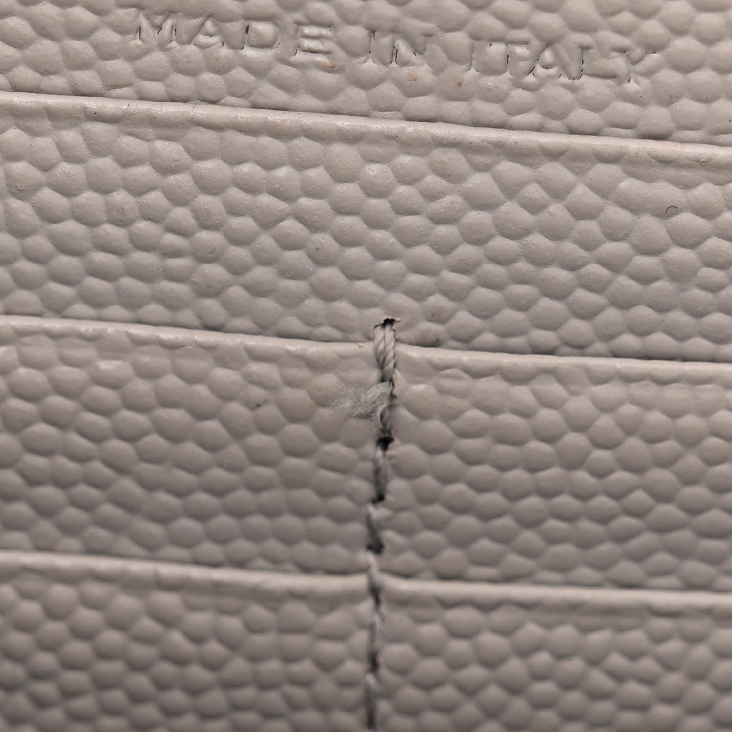 Saint Laurent Grain De Poudre Matelasse Chevron Monogram Envelope Chain Wallet Fog 12 of 13