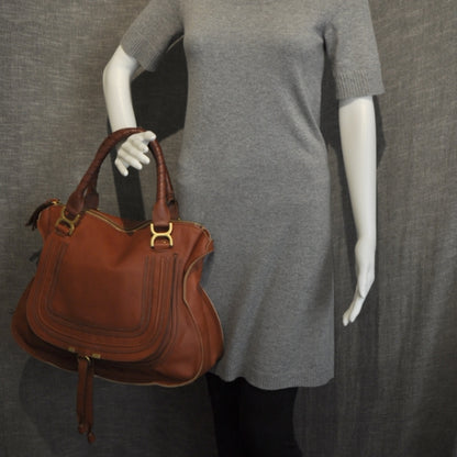 Chloe Leather Large Marcie Satchel 2 of 2