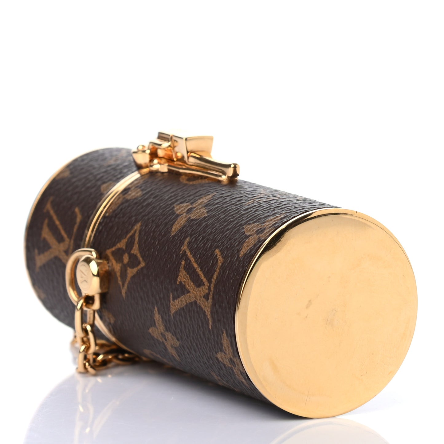 Monogram Chain Lipstick Case