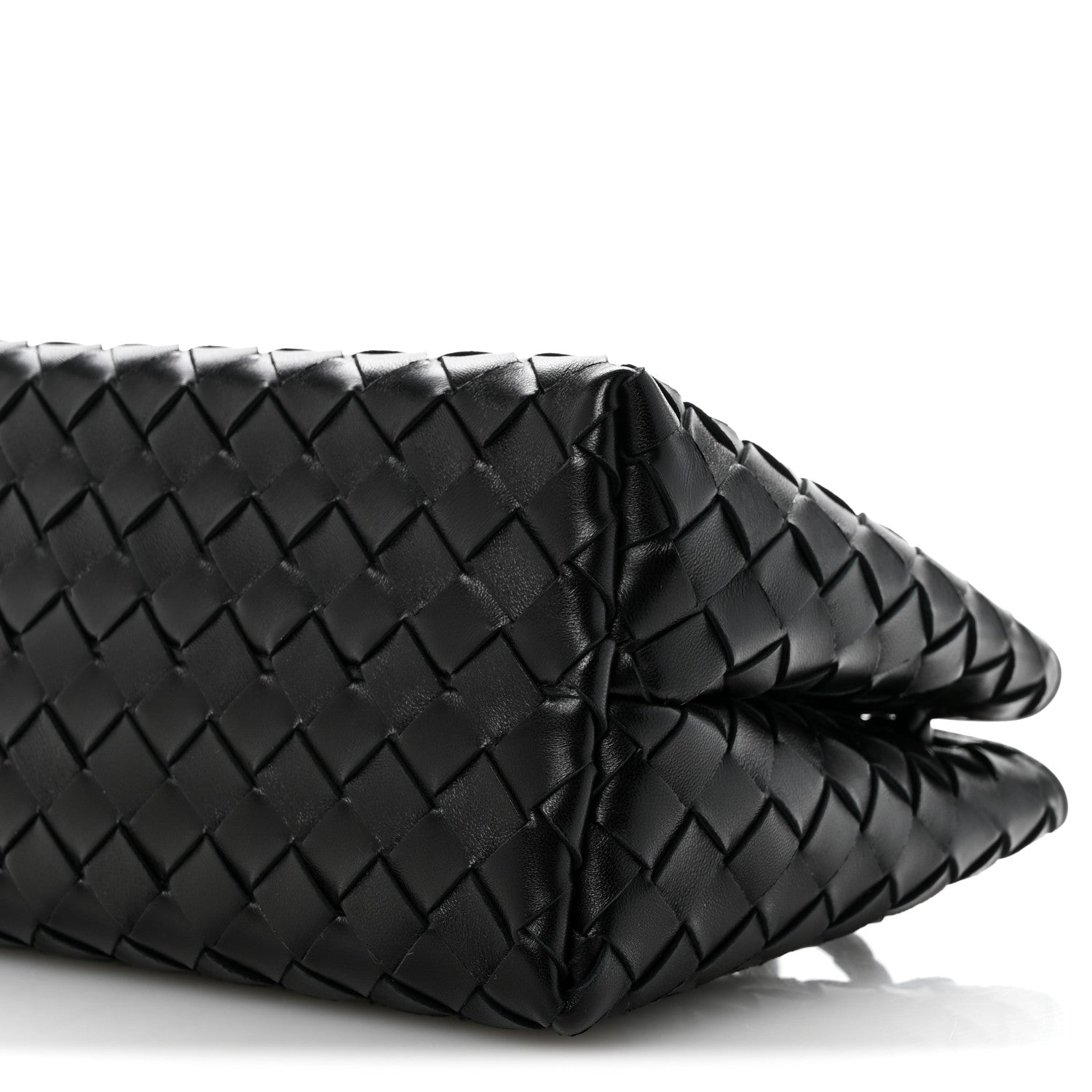 Bottega Veneta Nappa Intrecciato Small East West Andiamo Shoulder Bag Black 9 of 10