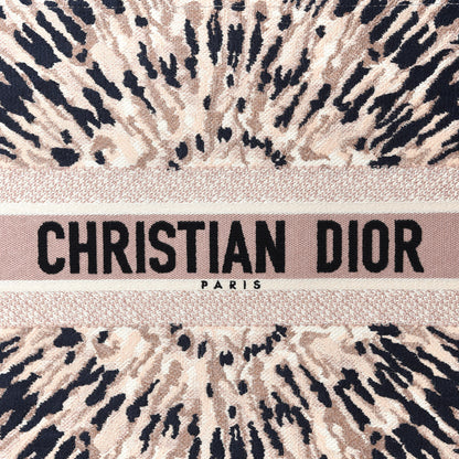 Christian Dior Canvas Embroidered Tie Dye Large Book Tote Multicolor 8 of 10