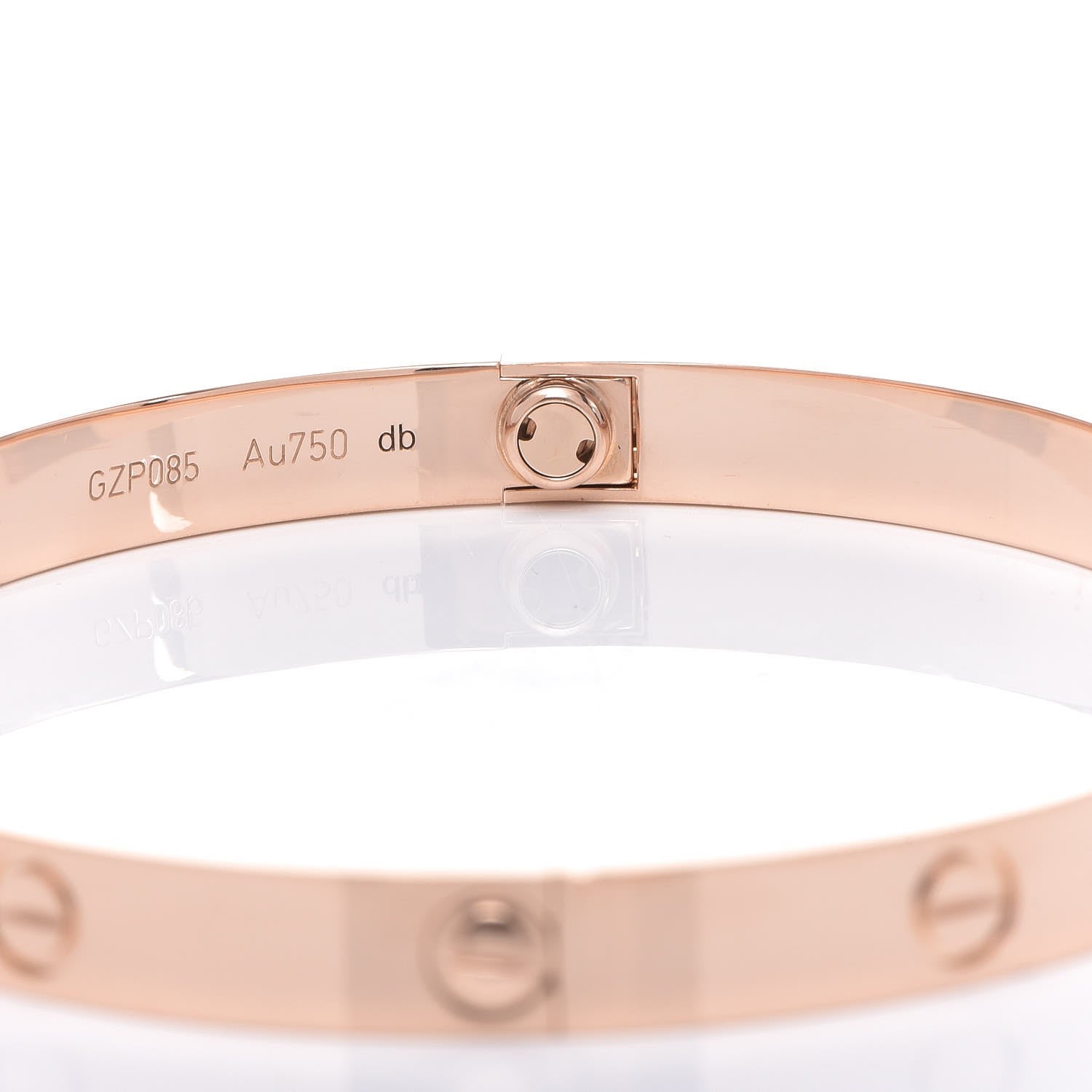 Cartier 18K Pink Gold LOVE Bracelet 20 6 of 7