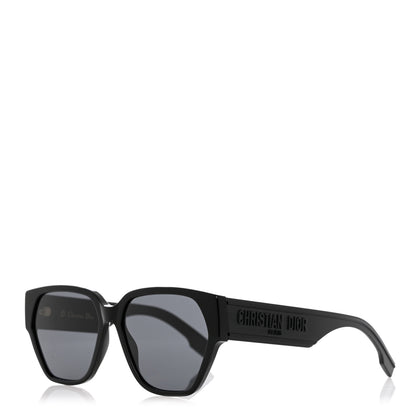 Christian Dior Acetate DiorID2 Sunglasses Black 1 of 10