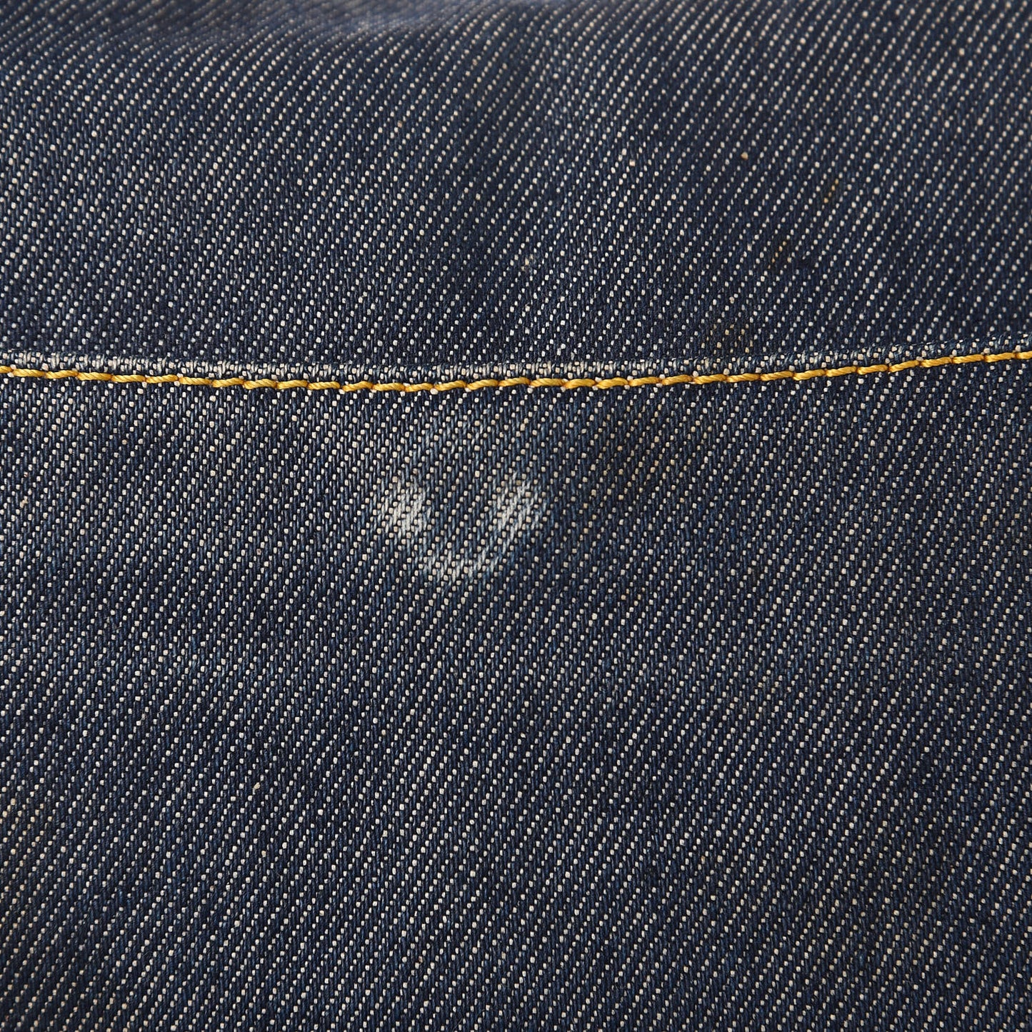 Denim Calfskin Saddle Bag Blue