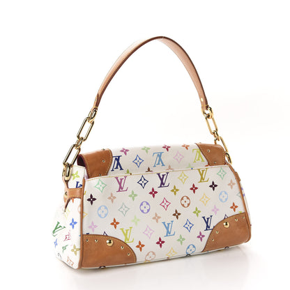 Louis Vuitton Monogram Multicolor Beverly MM White 3 of 10