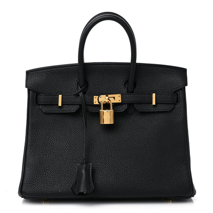 Hermes Togo Birkin 25 Black 1 of 16
