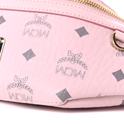 MCM Visetos Small Fusten Belt Bag Powder Pink 7 of 7