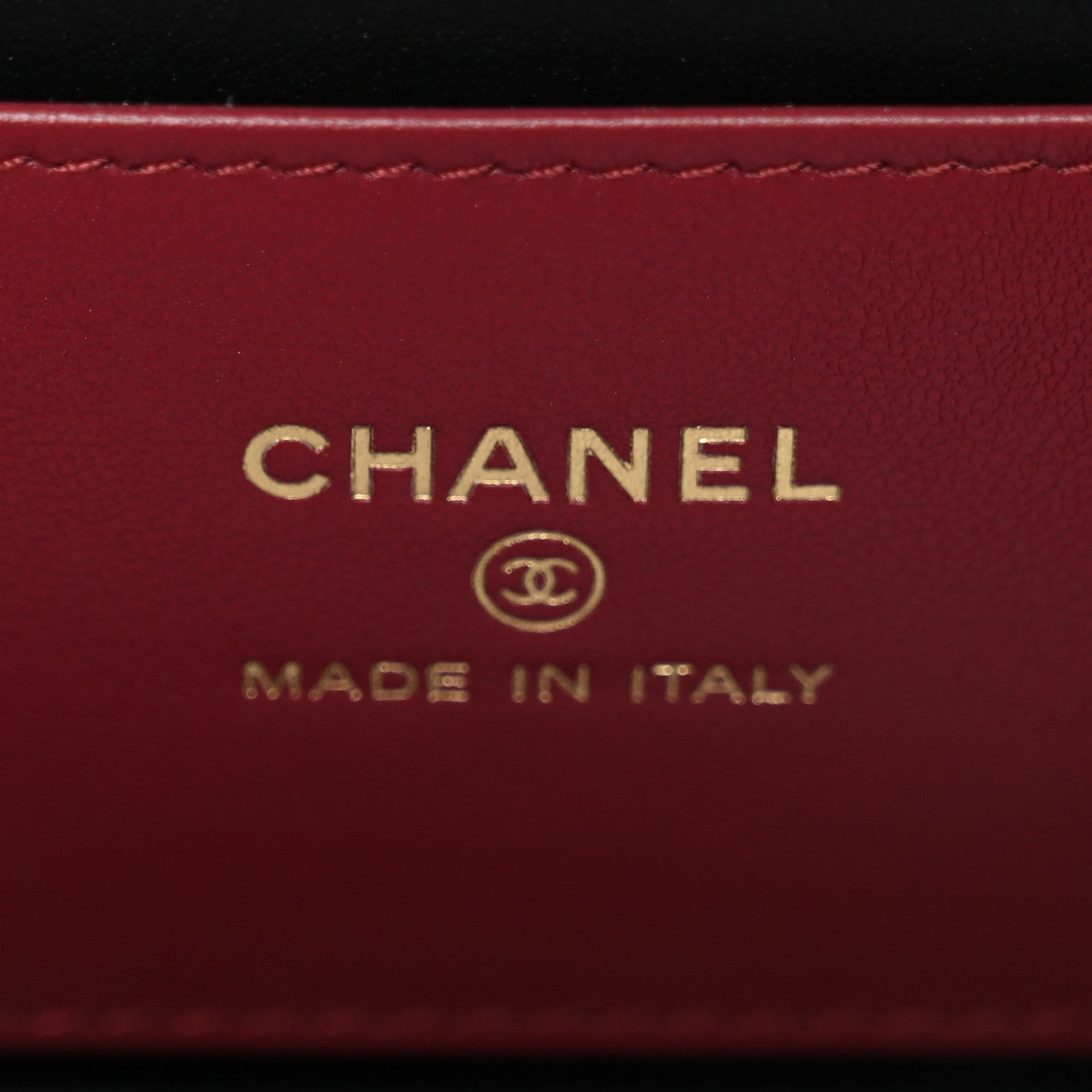 Chanel Shiny Caviar Preppy Coco Long Vanity With Strap Black 6 of 11