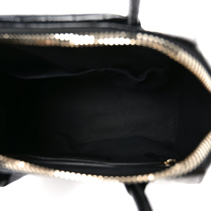 Givenchy Calfskin Crocodile Embossed Small Antigona Black 5 of 10