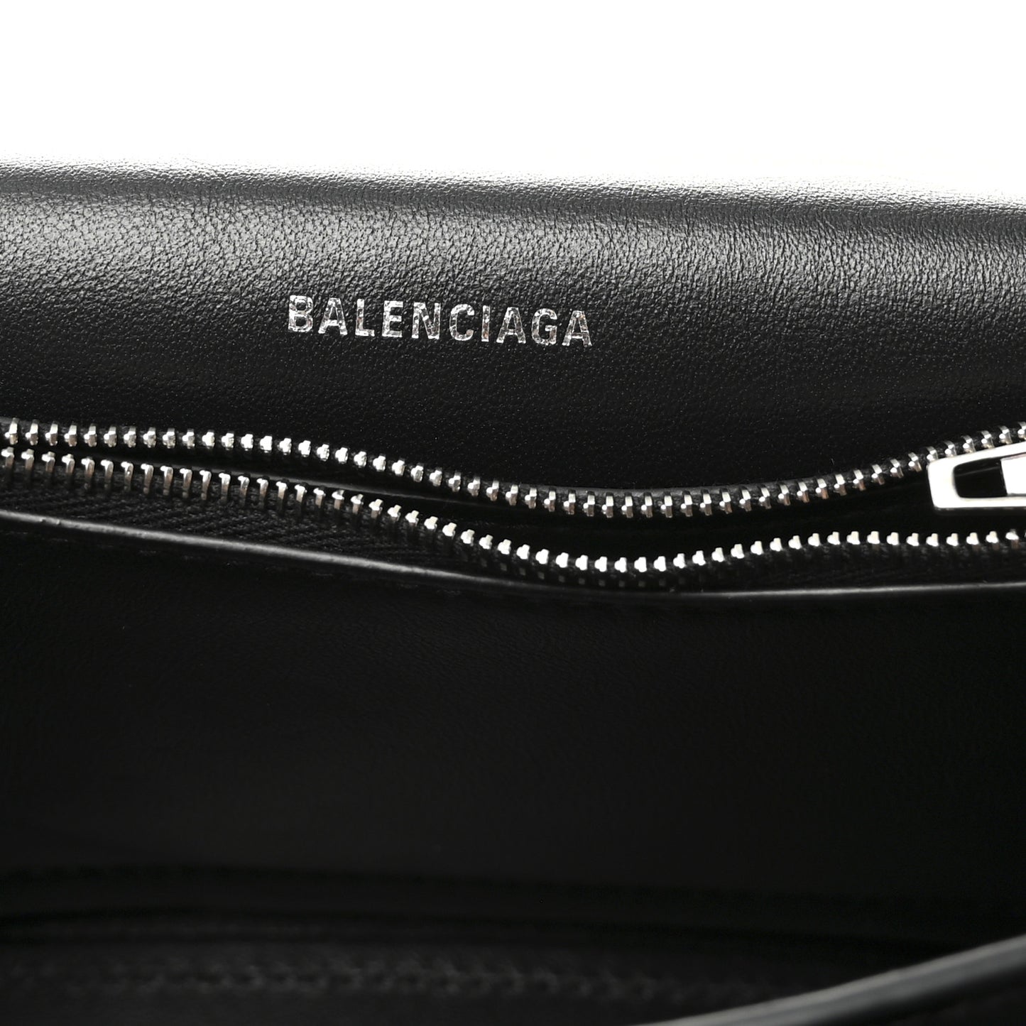 Paper Calfskin Small Crush Sling Bag Black