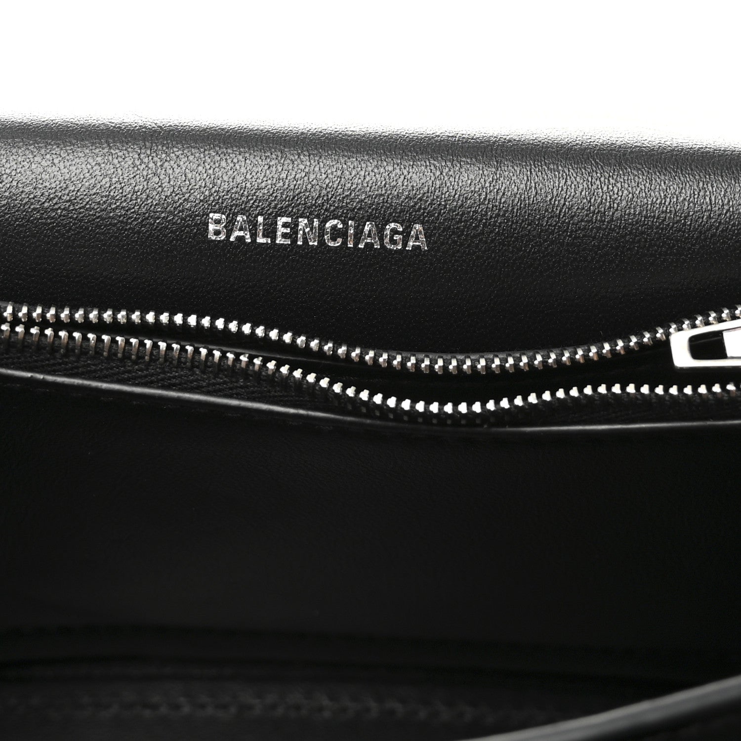 Balenciaga Paper Calfskin Small Crush Sling Bag Black 6 of 10