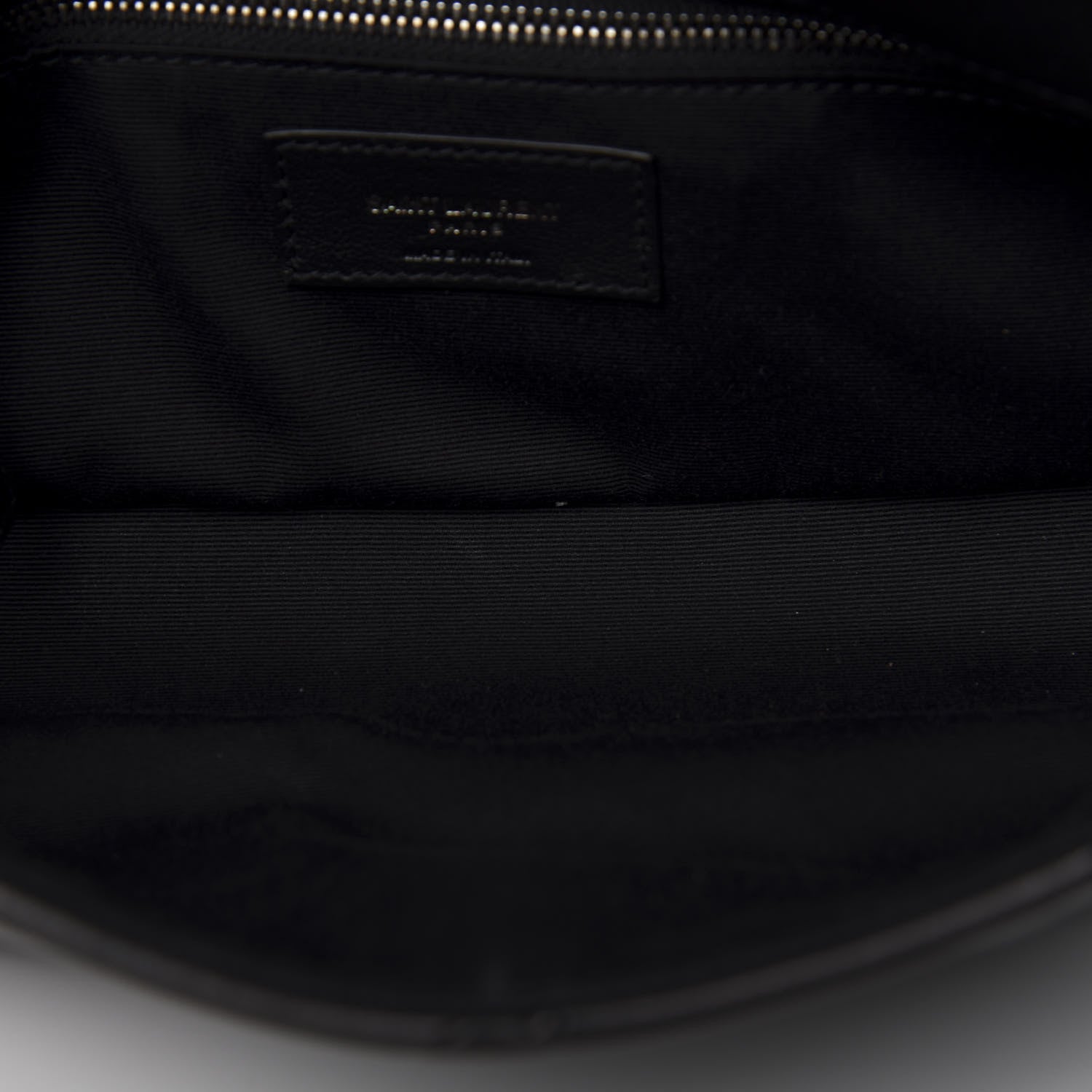 Saint Laurent Lambskin Patchwork Micro Stud Monogram Medium Jamie Baguette Black 5 of 10