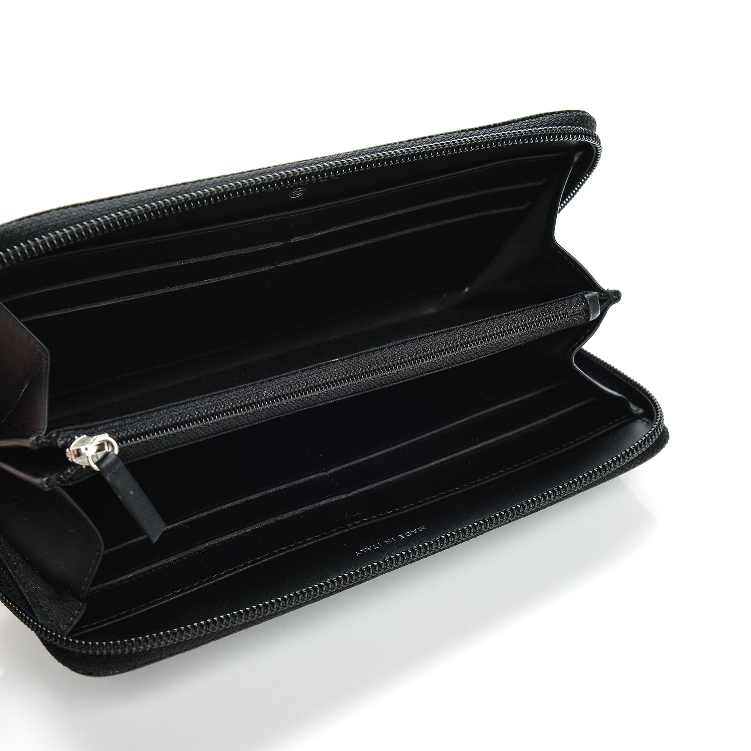 Chanel Caviar Large Timeless CC Zip Around Wallet Black 5 of 9
