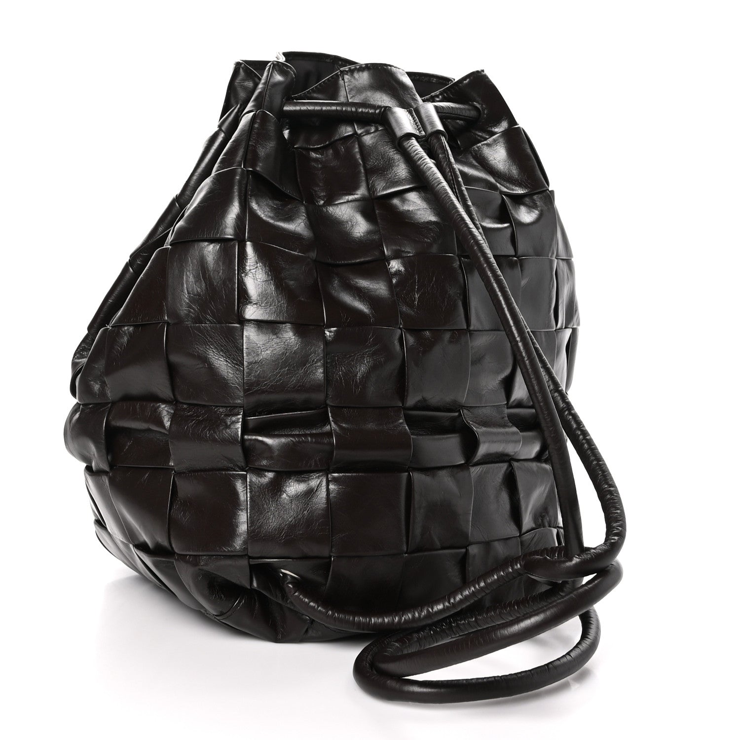 Bottega Veneta Paper Calfksin Intreccio Sailor Cassette Backpack Fondant 3 of 12
