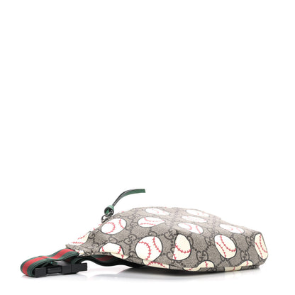 Gucci GG Supreme Monogram Baseballs Web Childrens Belt Bag 3 of 4