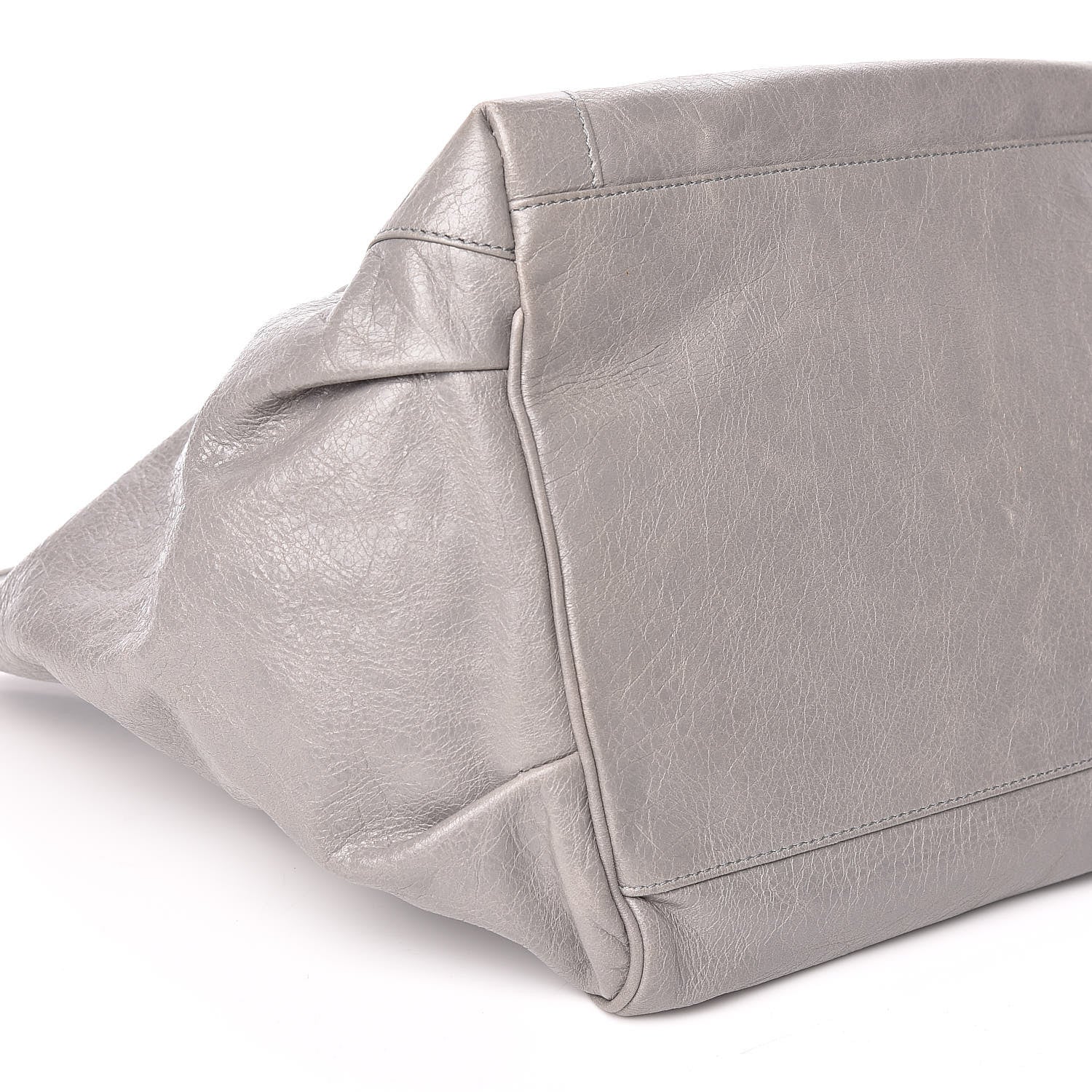 Balenciaga Agneau Classic Hardware S Sunday Tote Gris Pyrite 6 of 11