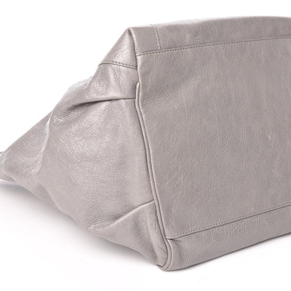Balenciaga Agneau Classic Hardware S Sunday Tote Gris Pyrite 6 of 11