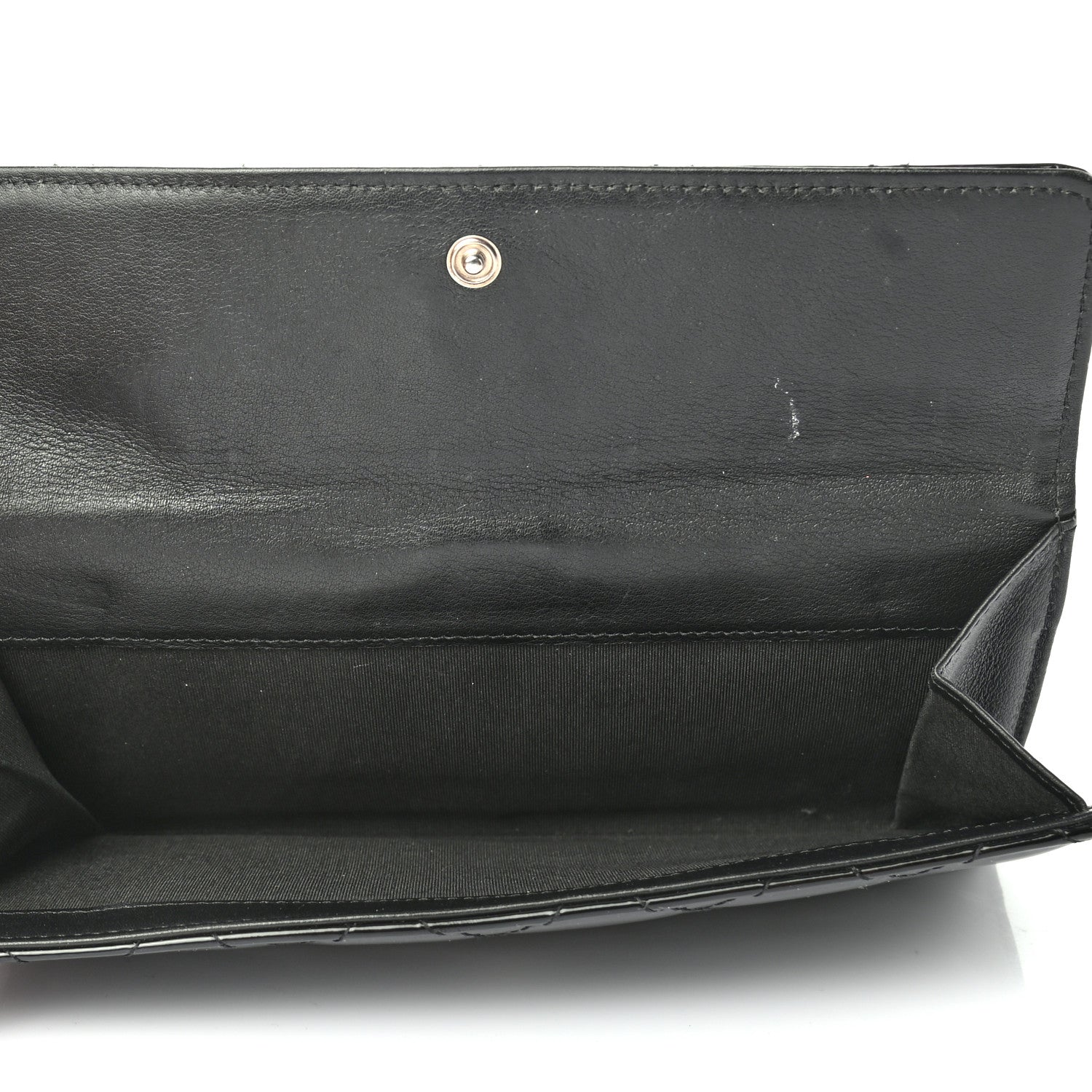 Chanel Patent Quilted Large Brilliant Flap Wallet Black 5 of 10
