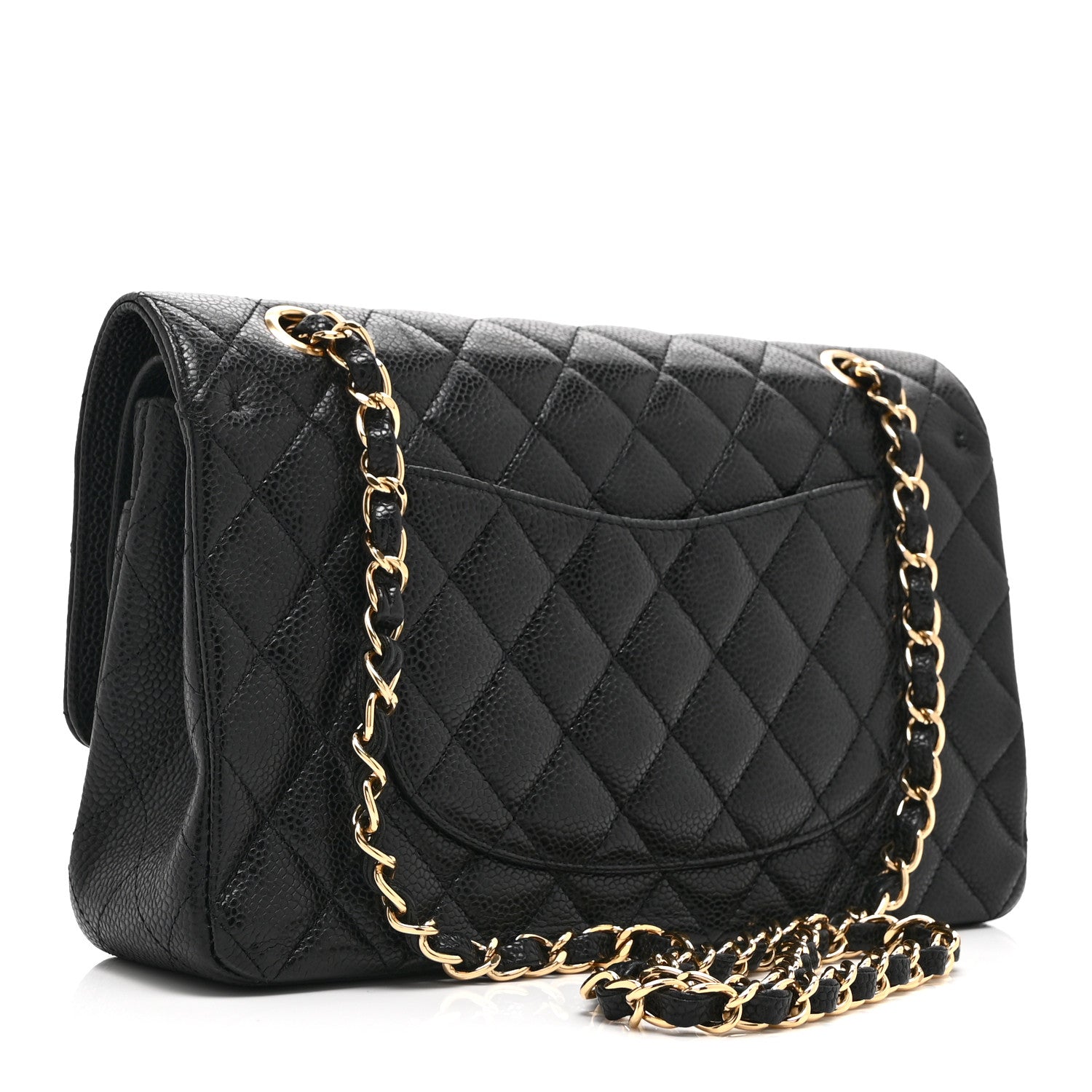 Chanel Caviar Quilted Medium Double Flap Black 3 of 10