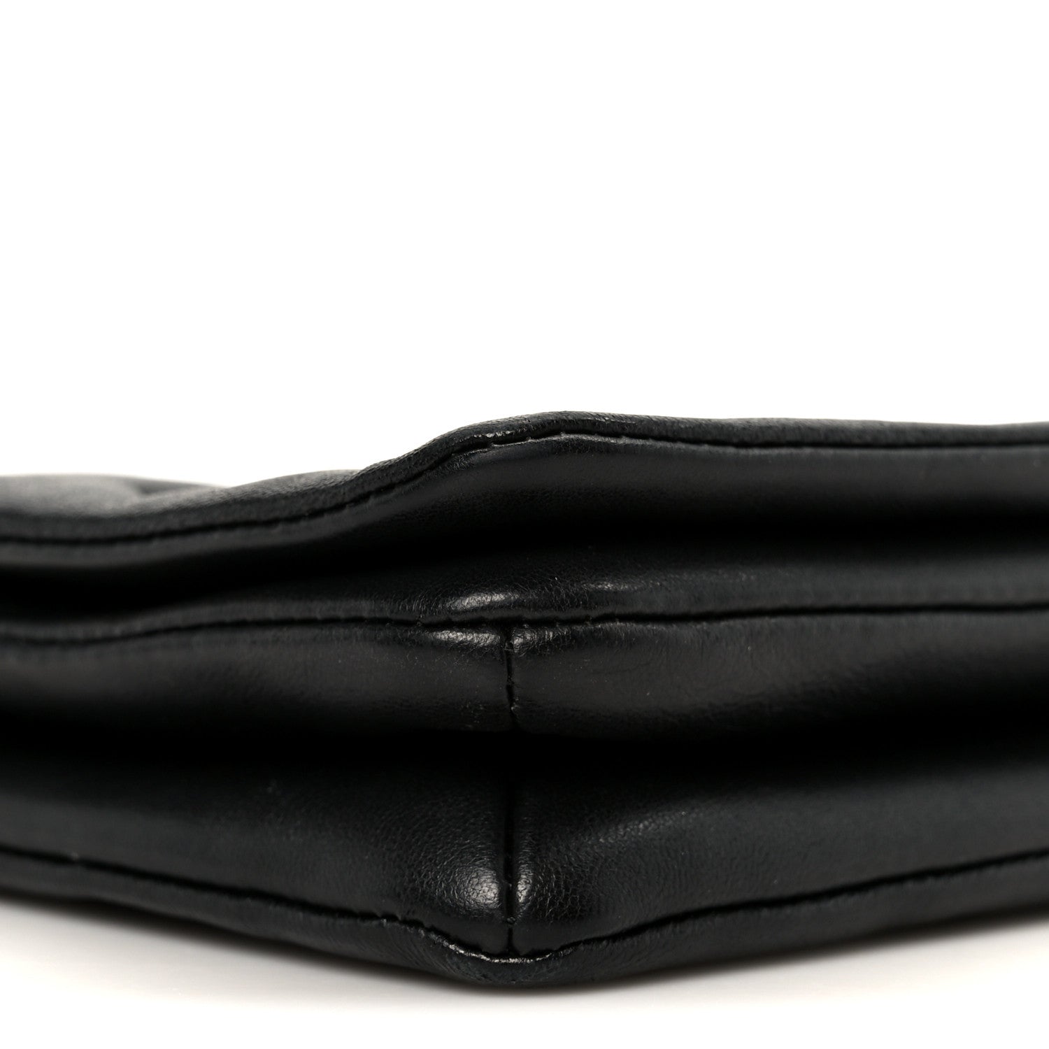 Louis Vuitton Lambskin Embossed Monogram Pochette Coussin Black 10 of 11