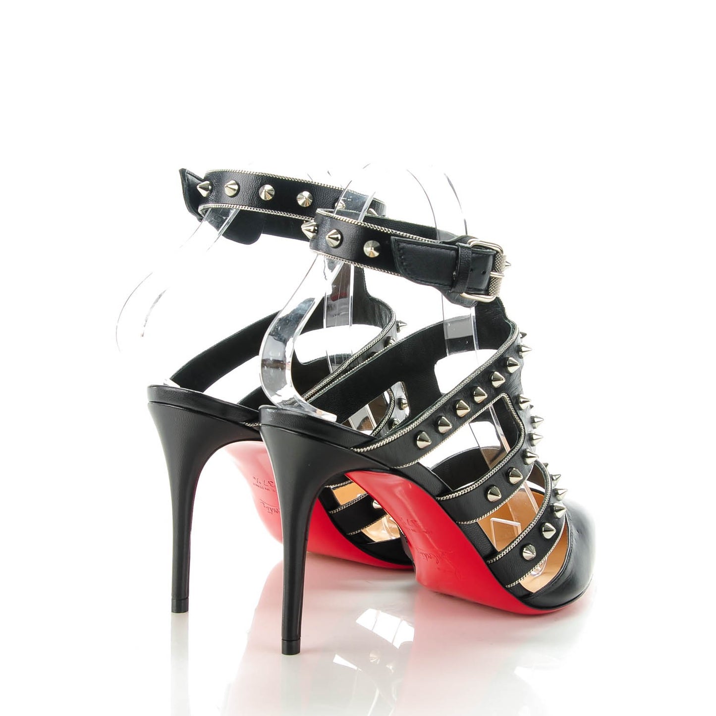 Kid Tchicaboum 85 Pumps 37.5 Black Silver