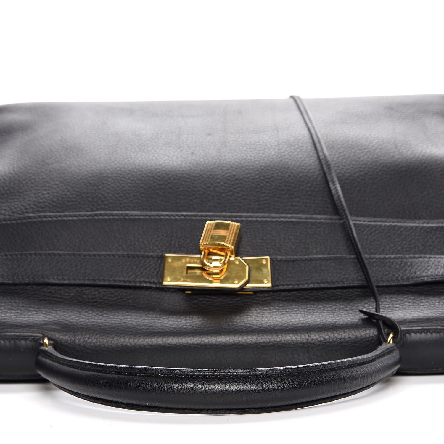 Hermes Taurillon Clemence Kelly 40 Black 24 of 35