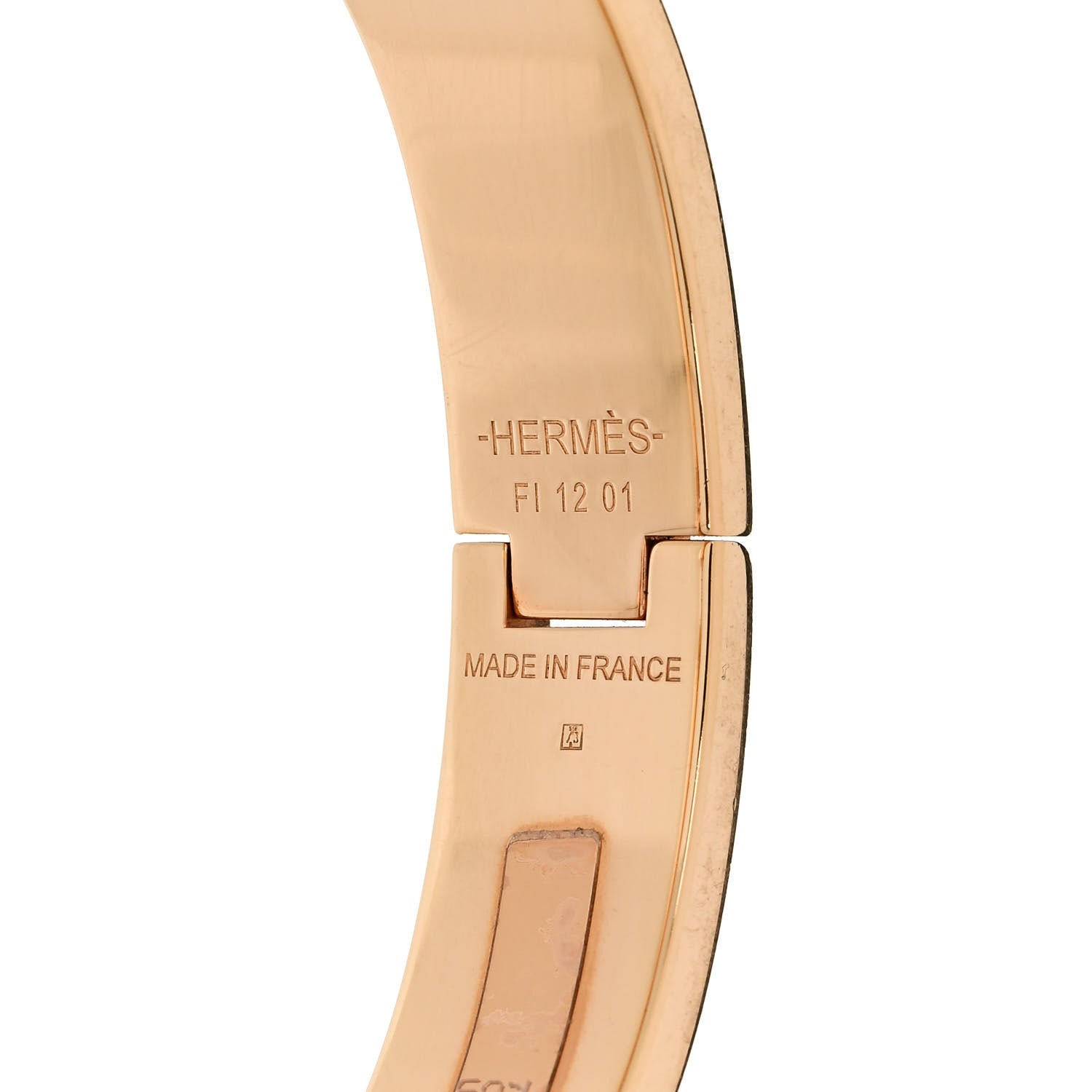 Hermes Enamel Narrow Clic Clac H Bracelet PM Ultramarine 4 of 5