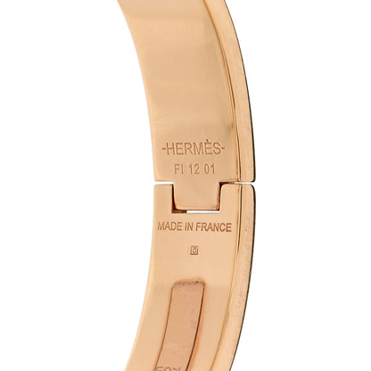 Hermes Enamel Narrow Clic Clac H Bracelet PM Ultramarine 4 of 5