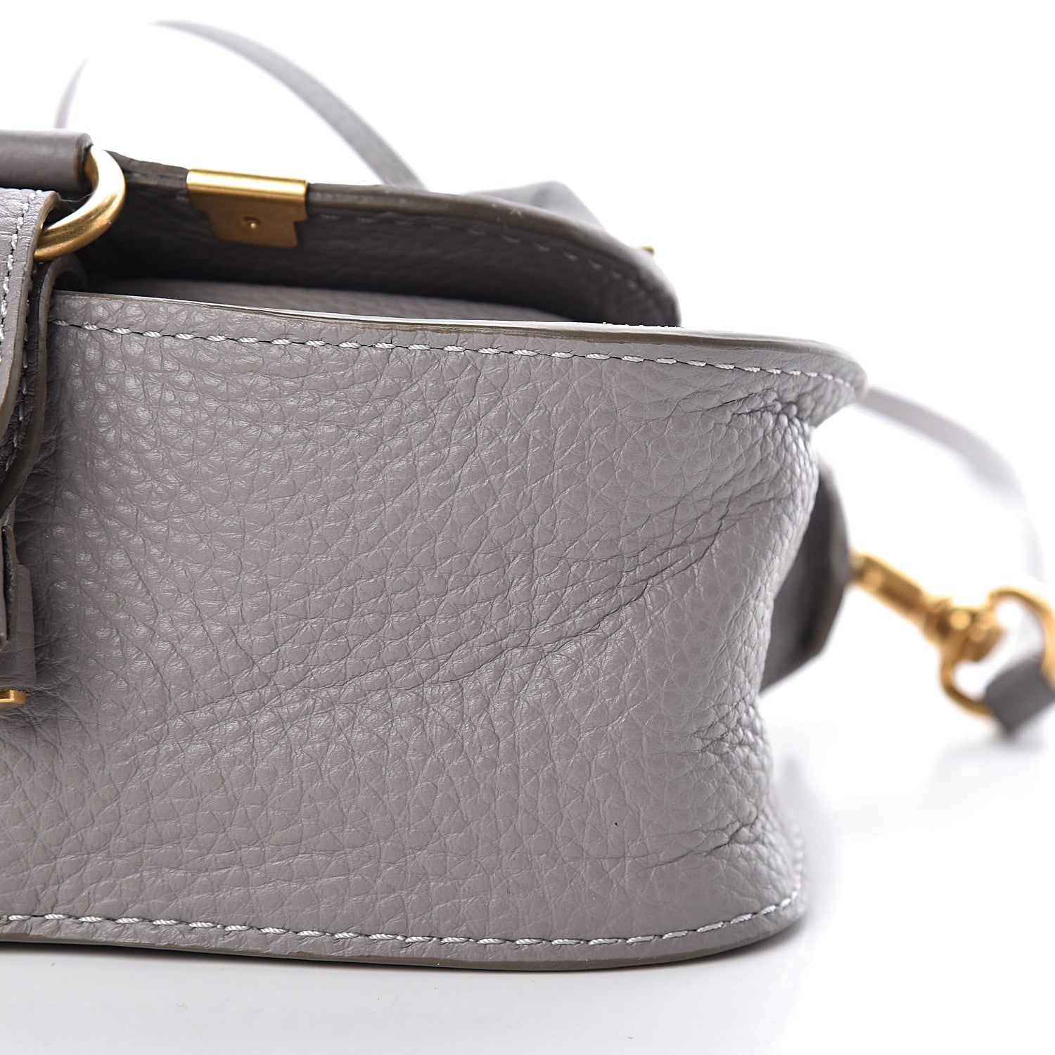 Chloe Calfskin Mini Marcie Satchel Cashmere Grey 11 of 12