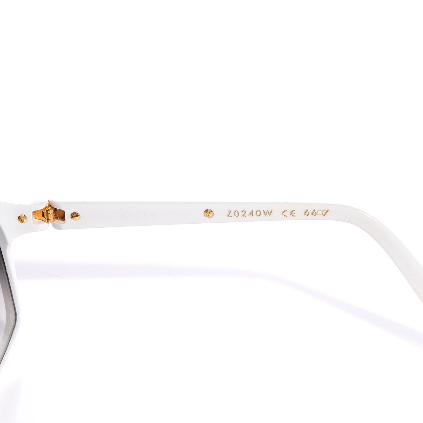 Acetate Evidence Sunglasses Z0240W White